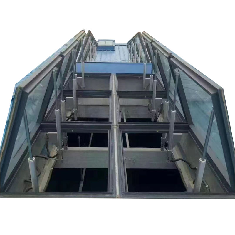 Electric Smoke Exhaust Double Toprise Skylight